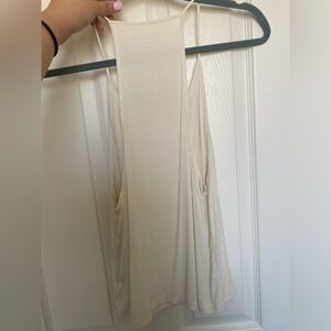 White/cream color tank top